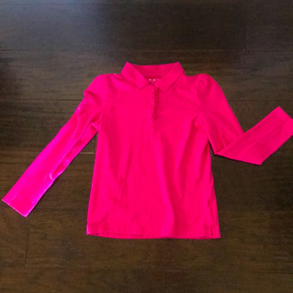 Long sleeved collared shirt